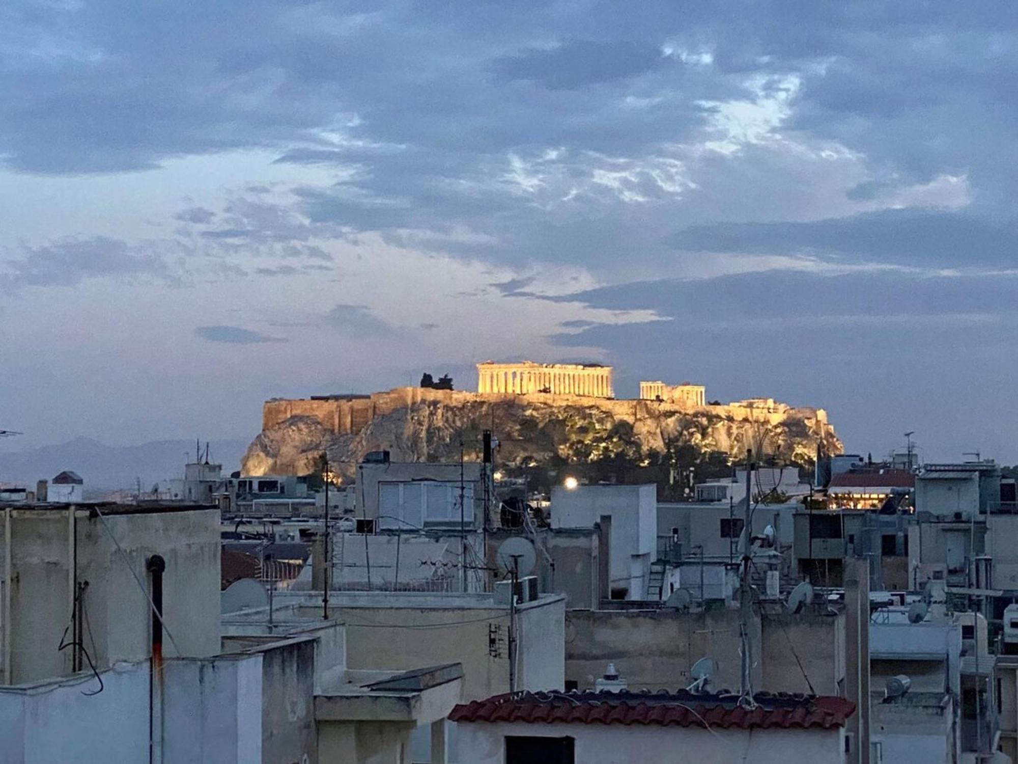 200Mbps Wifi - Penthouse With Acropolis View Lejlighed Athen Eksteriør billede