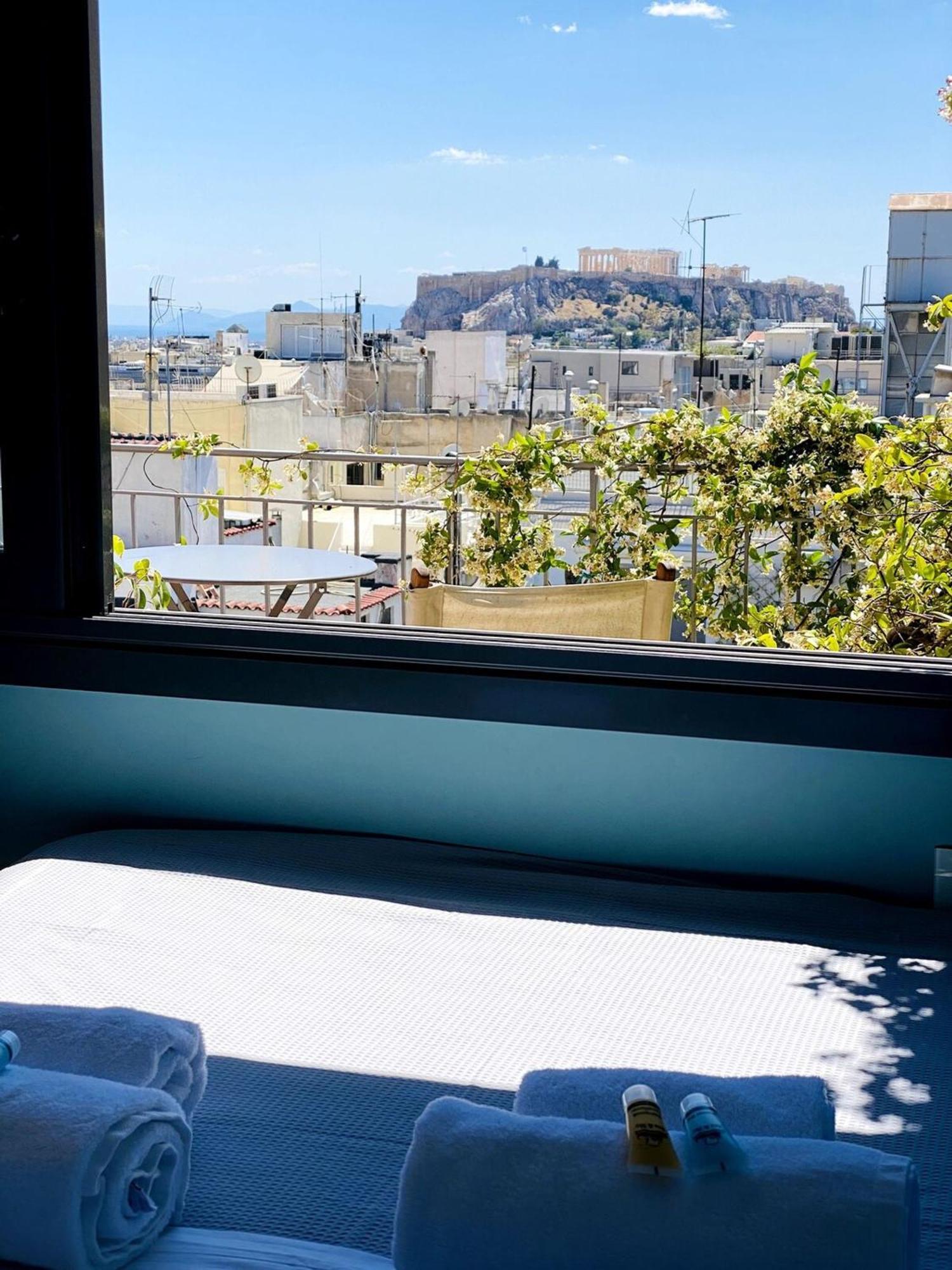 200Mbps Wifi - Penthouse With Acropolis View Lejlighed Athen Eksteriør billede